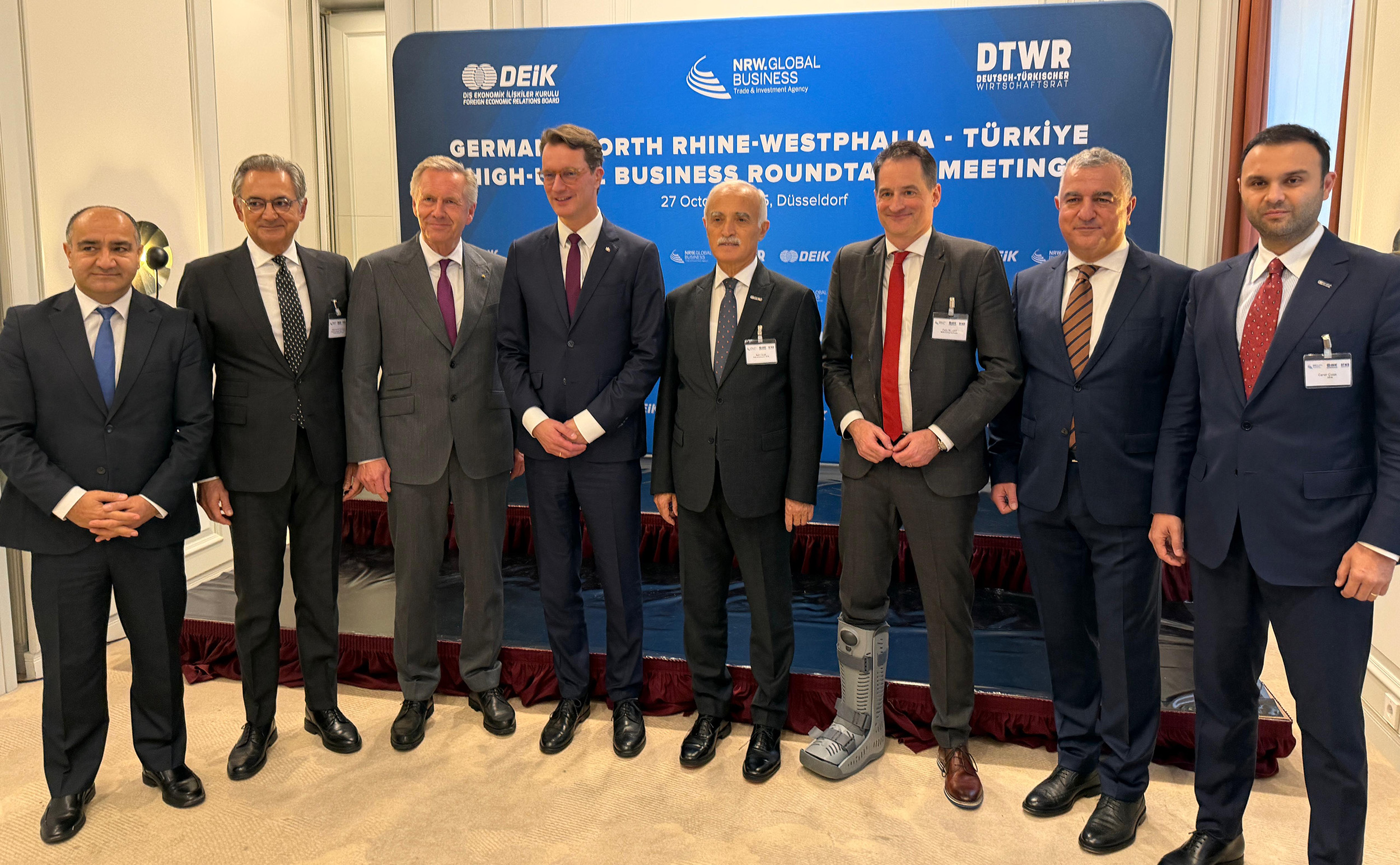 Delegation beim deutsch-türkischen Wirtschaftstreffen in Düsseldorf